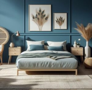 Pourquoi la couleur bleue dans une chambre est une bonne idée